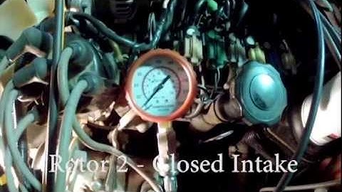 1984 Mazda RX-7 - Compression Test