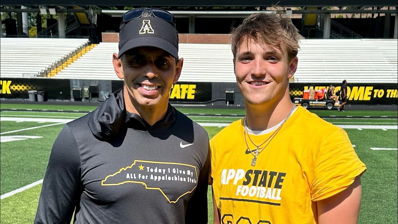 App State Football Camp 2023 Kolter Smith 2024 QB Louisville Male High