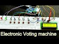 *WOW* || EVM Machine making ||  Electronic Voting Machine Using Arduino