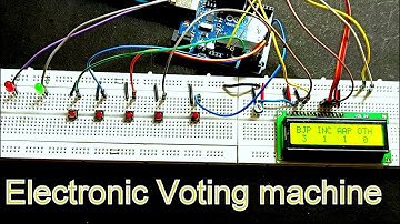 *WOW* || EVM Machine making ||  Electronic Voting Machine Using Arduino