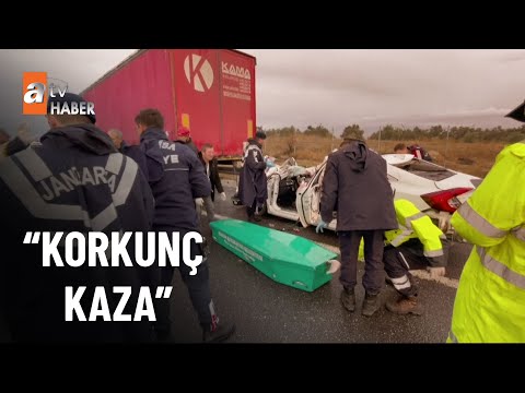 Otomobil Tır'a çarptı: 2 ölü! - atv Haber 2 Aralık 2022