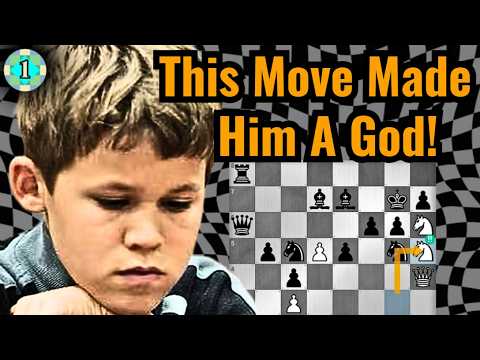 12 Year Old Magnus Carlsen's God Move Leaves Spectators BREATHLESS!