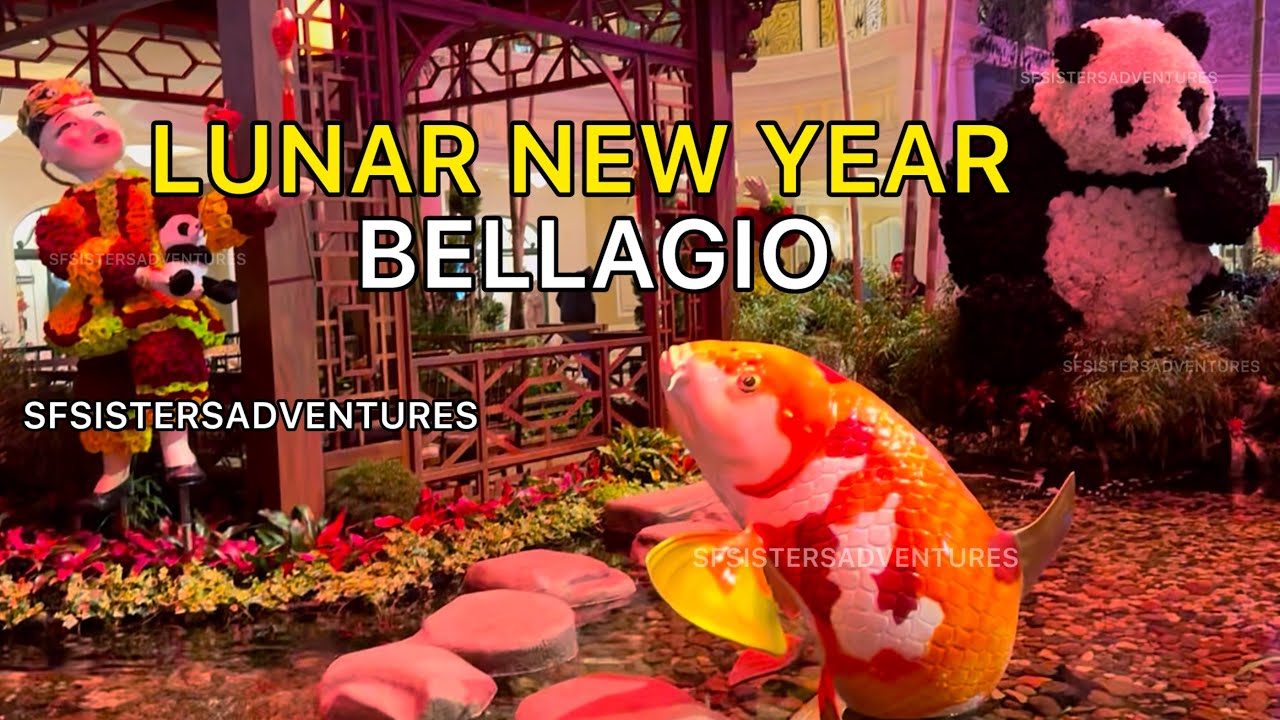 Bellagio Las Vegas Lunar New Year 2026 | Full Bellagio Garden Tour 🐎🧨🐼 