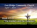 Lost bridge community church service live  april 7 2024  jonny parker