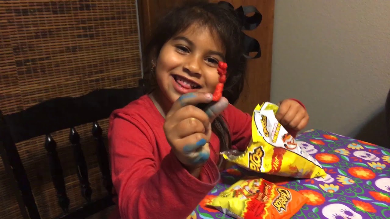 Valerie compares Hot Cheetos from America And Mexico YouTube