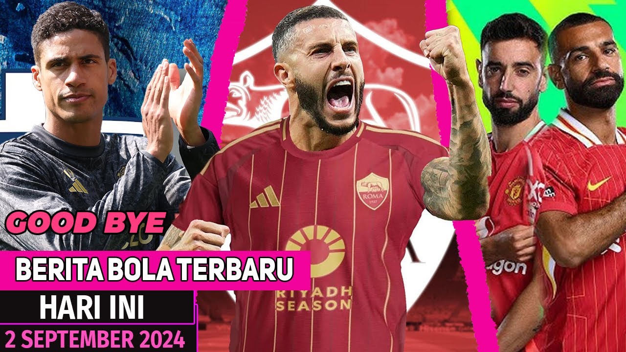 Varane As Roma GOOD BYE Raphael Varane😢RESMI Mario Hermoso Gabung Roma💥Man United Uji ...