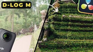 Easy DJI Osmo 360 D-Log M Color Grading Workflow - Davinci Resolve