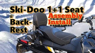 Ski Doo 1+1 Complete Seat System ASSEMBLY & Install: Gen3 860200575