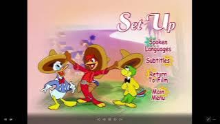 The Three Caballeros UK DVD Menu Walkthrough 2002