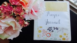 HOW TO MAKE DIY PRAYER JOURNAL // Christian Inspiration