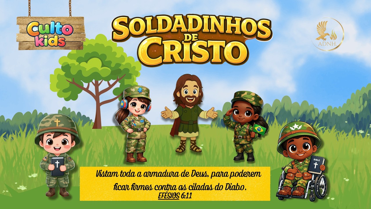 Soldadinhos de Cristo: Revestidos com a Armadura de Deus! 🛡️