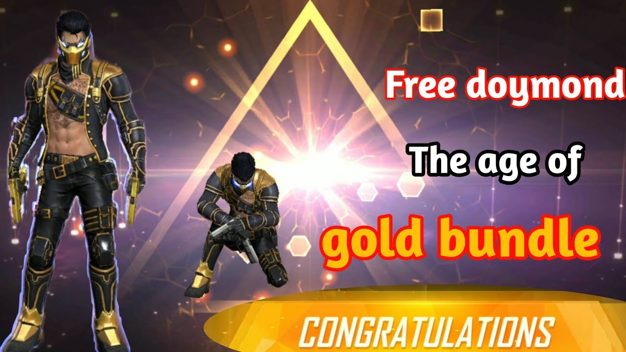 The age of gold bundle,Free doymond Free Fire Gaming