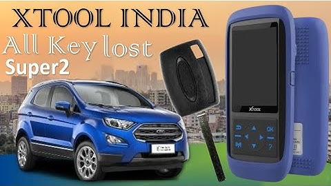 Ford Ecosport key programming (All key lost ) XTOOL 🇮🇳  x100 super 2