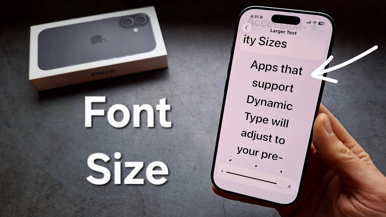 iPhone 17 — Как изменить размер шрифта — Увеличить или уменьшить размер текста