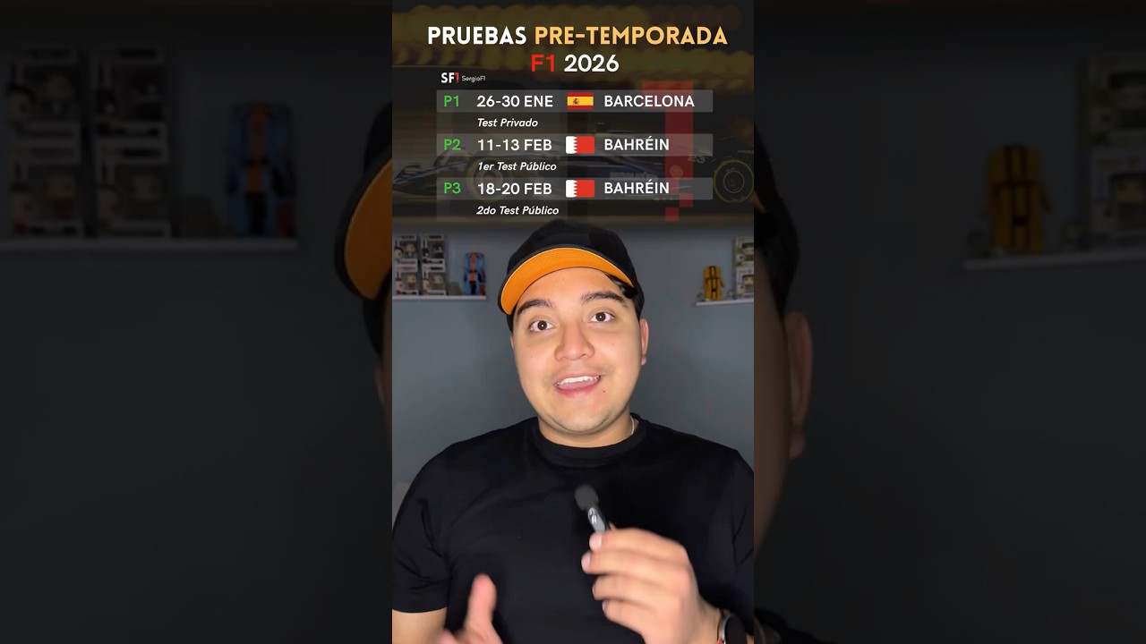 Fechas del regreso de la F1 rumbo a 2026 🗓️🏁