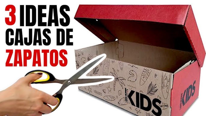 ♻ Caja de zapatos decorada 🌼 Cajas decoradas con poco dinero 😘  Manualidades fáciles - DIY 