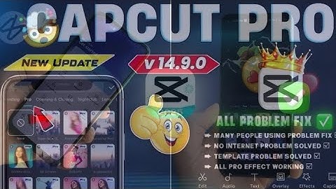 CapCut Pro 14.9.0 Latest Update | CapCut No Internet Problem Fixed  | All Bugs Solved 2025!