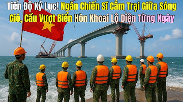 Tiến Độ Kỷ Lục! Ngàn Chiến Sĩ Cắm Trại Giữa Sóng Gió, Cầu Vượt Biển Hòn Khoai Lộ Diện Từng Ngày