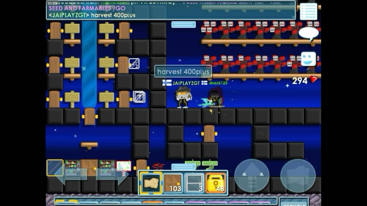 Growtopia projects #1 Harvesting 400+ DragonGate trees!