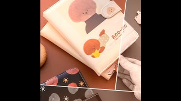 "Boo-Boo" Faux Leather Cover Journal Diary Cute Notebook Notepad Girls Planner Stationery Gift