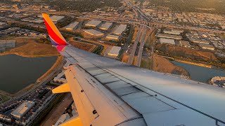 [4K] – Full Flight – Southwest Airlines – Boeing 737-7H4 – HOU-DAL – N776WN – WN52 – IFS 809