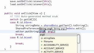 Android Application Development Tutorial   96   SharedPreferences Editor