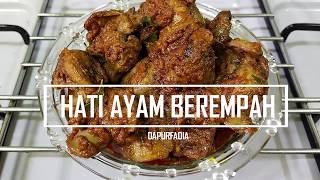 Hati Ayam Masak Rempah - Masukkan hati ayam, kecilkan api dan masak
