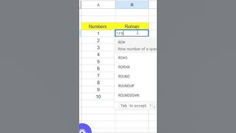 Convert in Roman #googlesheets  #exceltips #officesoftware #excelspreadsheettips #exceltricks