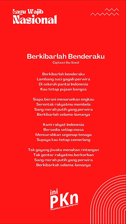 Download lagu Berkibarlah Benderaku | Lagu Wajib Nasional