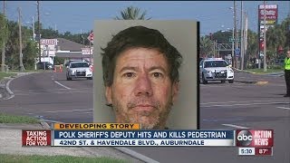 Polk sheriff's deputy hits and kills pedestrian