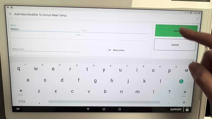 Clover POS - How to create modifier groups and add modifiers to items