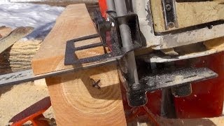 Logosol Timberjig Review 3.5  Chainsaw Milling Pine