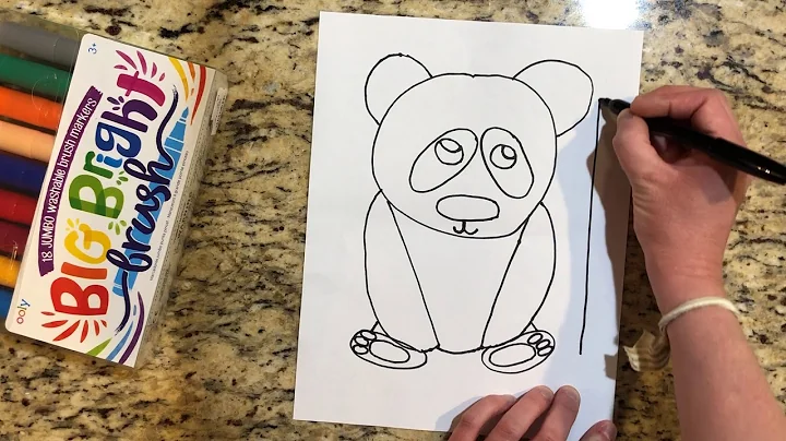 Draw a panda bear
