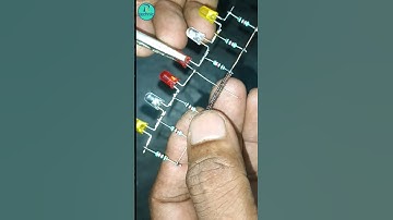 LED chaser Circuit |  Electronics Projects | LED circuits #shorts