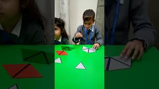 Montessori Material Activity ( Constructive Triangles)