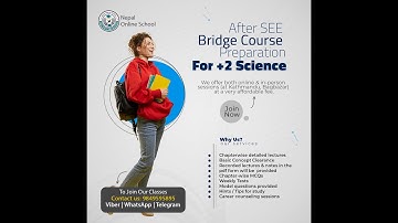 After SEE Set 40 Mathematics Bridge Course  Science, Management & CTEVT Entrance Exam Preparation