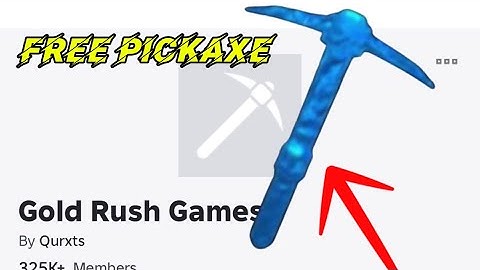 How to claim free pickaxe in Roblox Mines