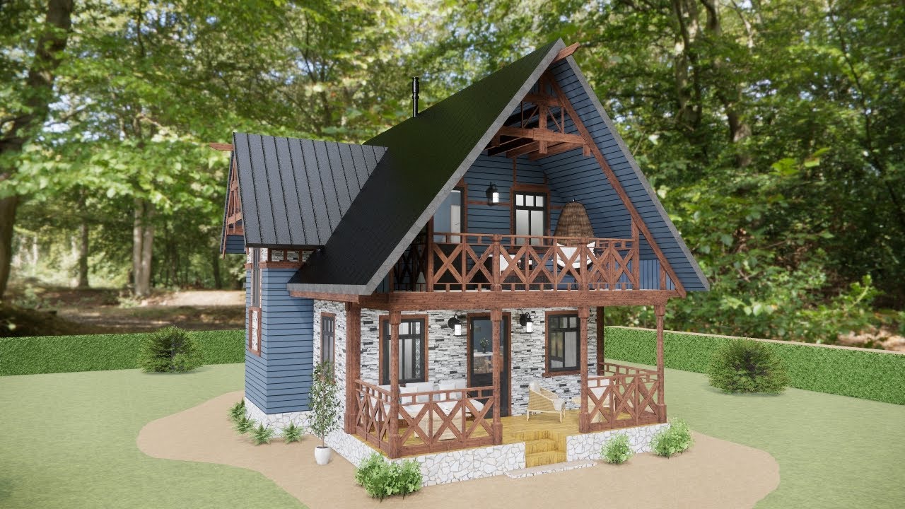 Loft Log Cabin Small House Tour | Rustic Charm in a Compact, Cozy Design