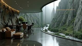 Deep work session | Calm work background & Work music for focus in a mountain work zone