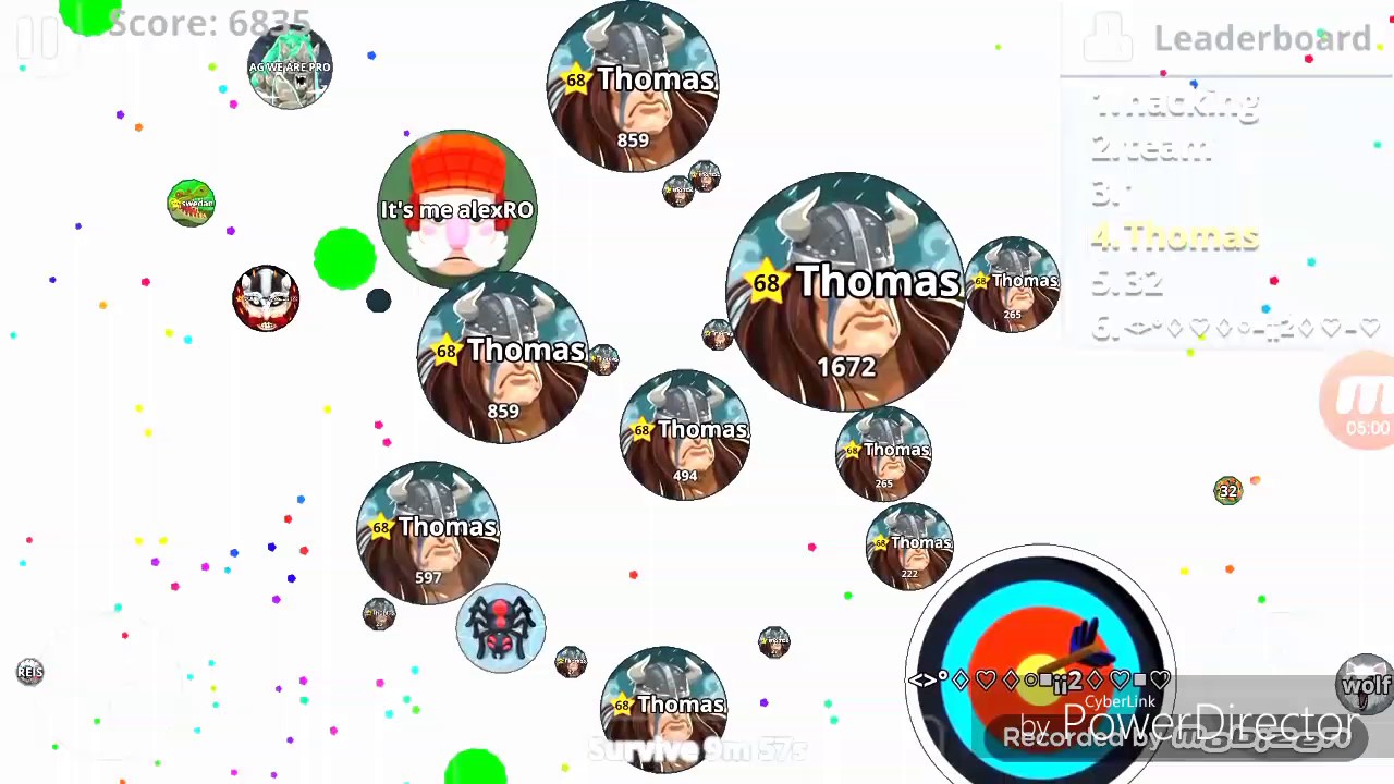 EPIC TEAM IN AGAR.IO. DESTROY A SERVER IN 8 MINUTE