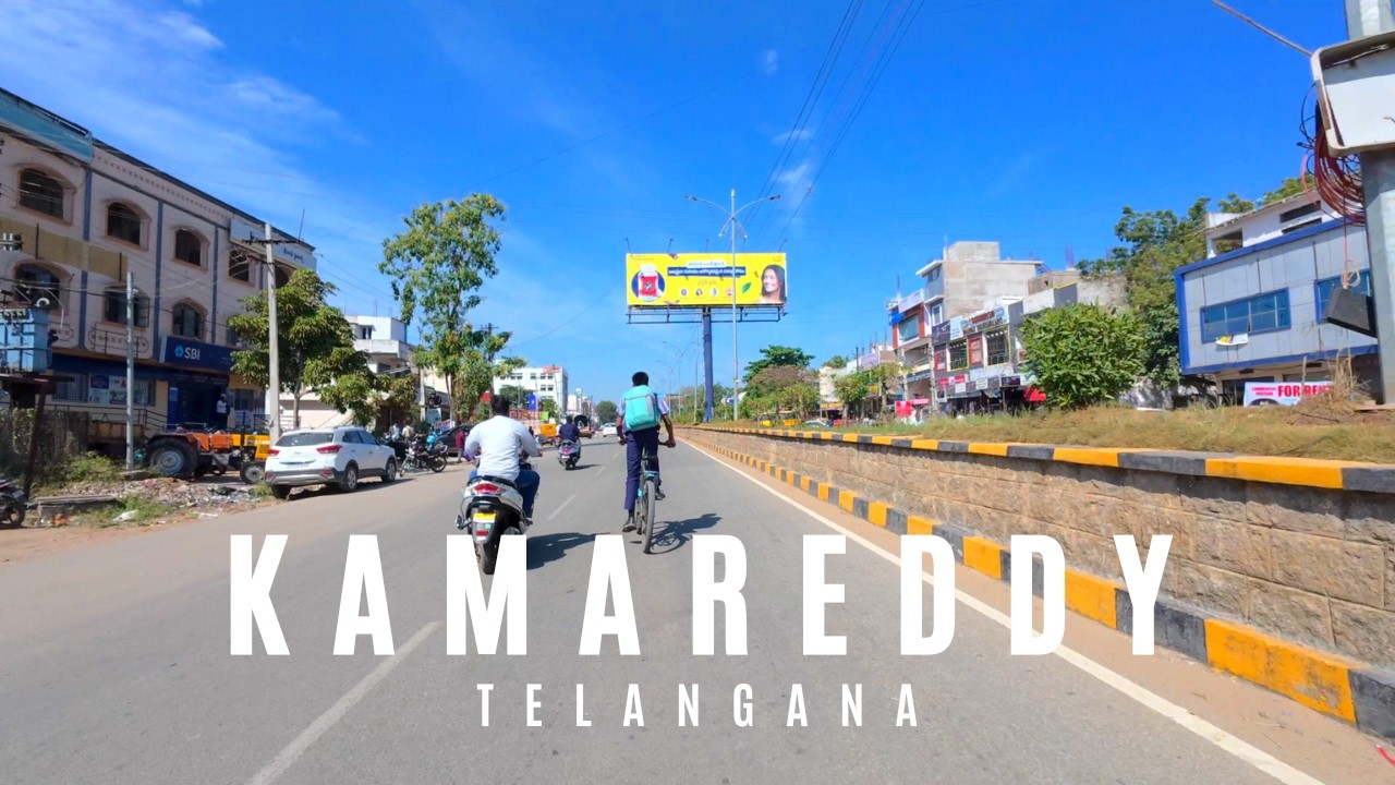 【India Drive 4K】Kamareddy | Telangana | 2024 | Scenic Drive Through Rural & Urban Landscapes