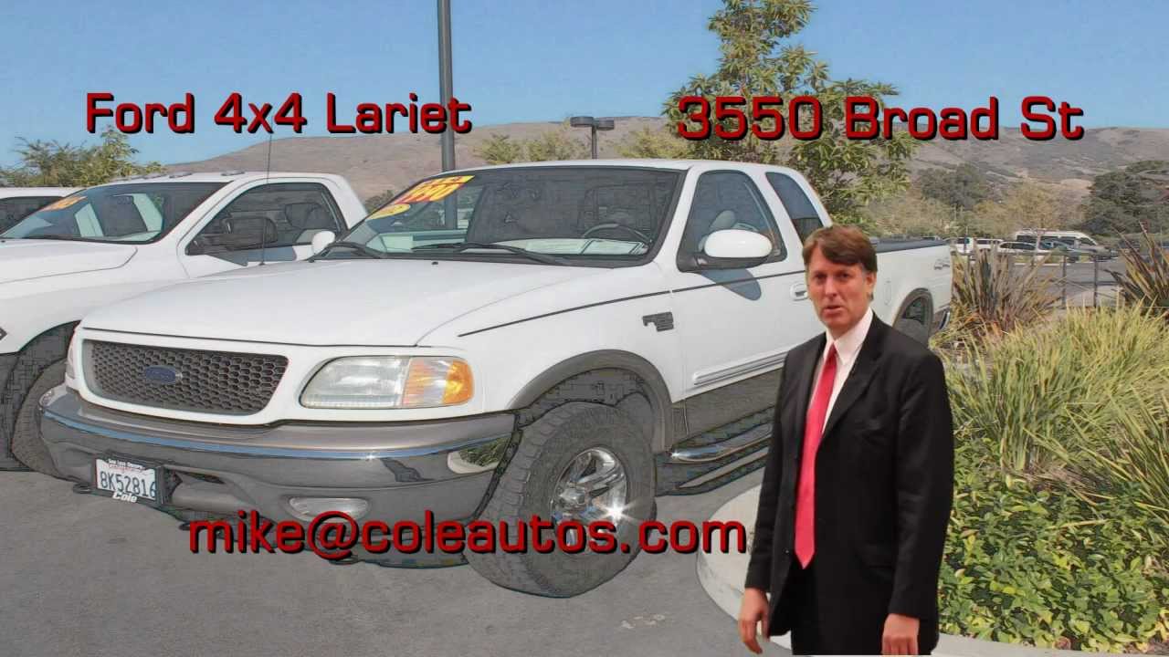 Used Cars Santa Maria and San Luis Obispo, 02 Ford F150 4x4 Lariet by