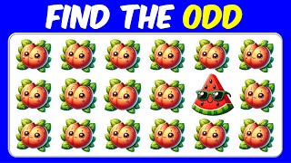 【Easy, Medium, Hard Levels】Can you Find the Odd Emoji out \& Letters and numbers in 15 seconds? #129