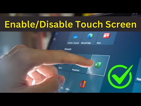 How To Disable And Enable Touch Screen On Dell, HP, Lenovo, Asus On Windows 10 / 11 (Easy Way)