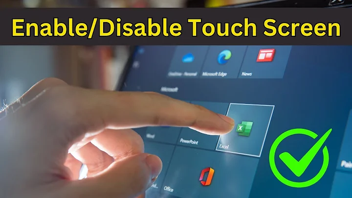 How To Disable And Enable Touch Screen On Dell, HP, Lenovo, Asus On Windows 10 / 11 (Easy Way)