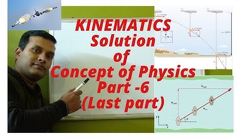 Kinematics from Concept of Physics H.C.Verma part-6#physics #hcverma #science #kinematics