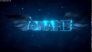 CRAZY  BLUE WING TEMPLATE   Blender Intro Template