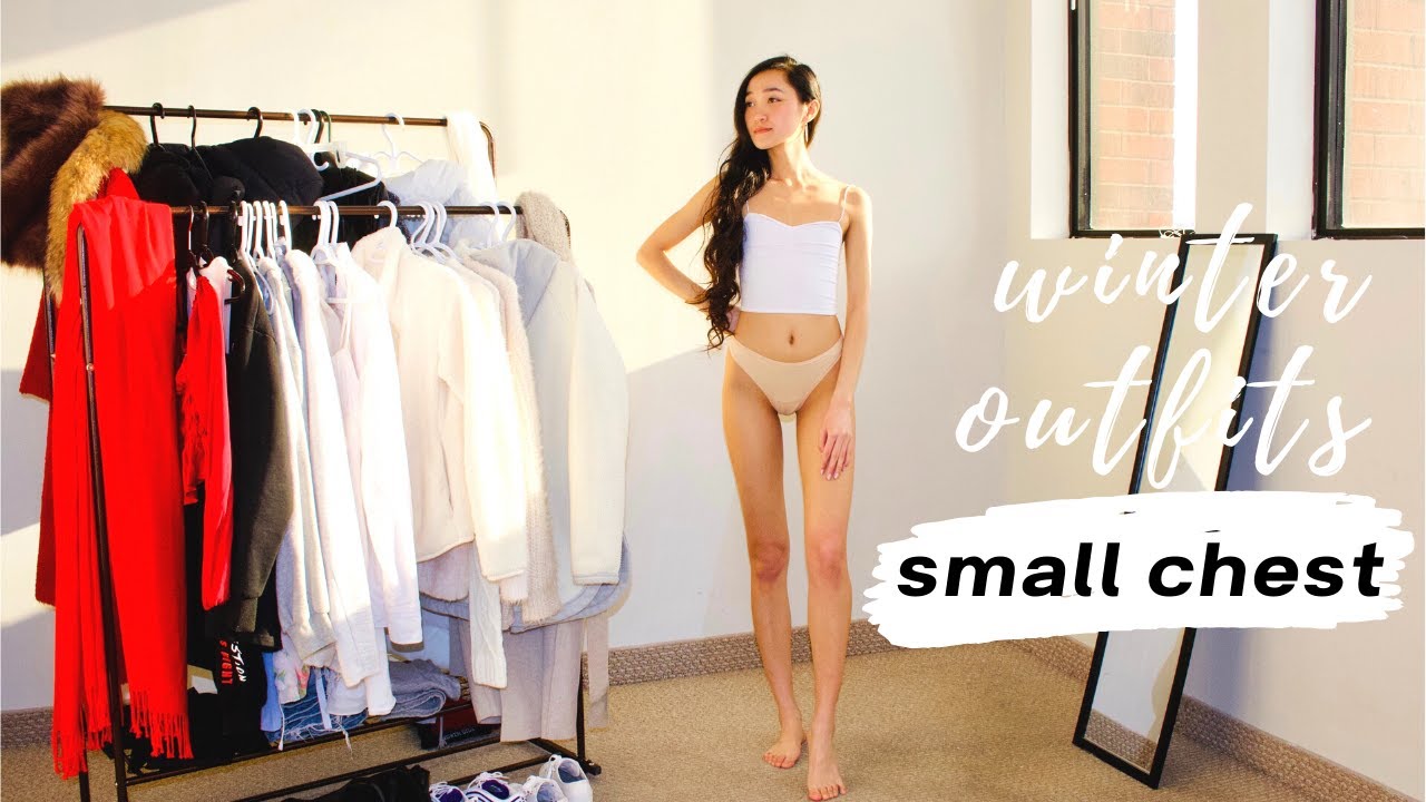 20 WINTER OUTFITS for Small Boobs and Skinny Girls ❄️ Winter