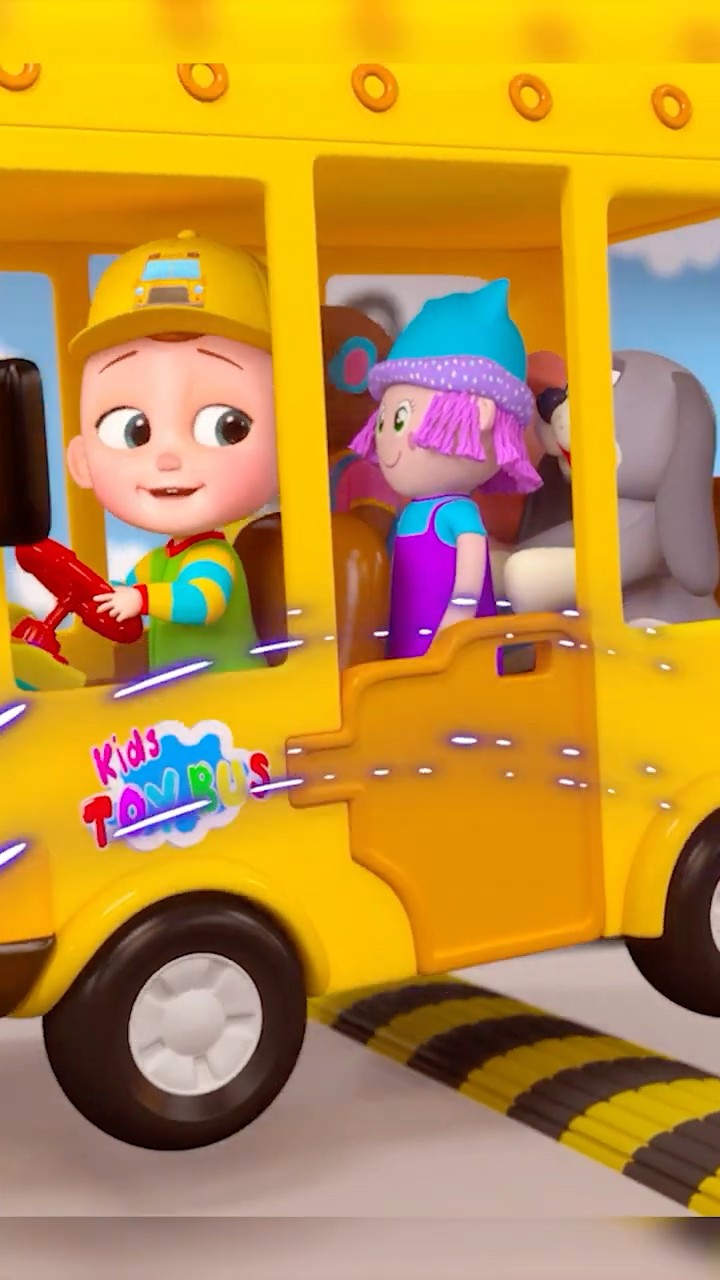Best Bus Riding Cartoon for Kids ❤️ #cartoon #Bus