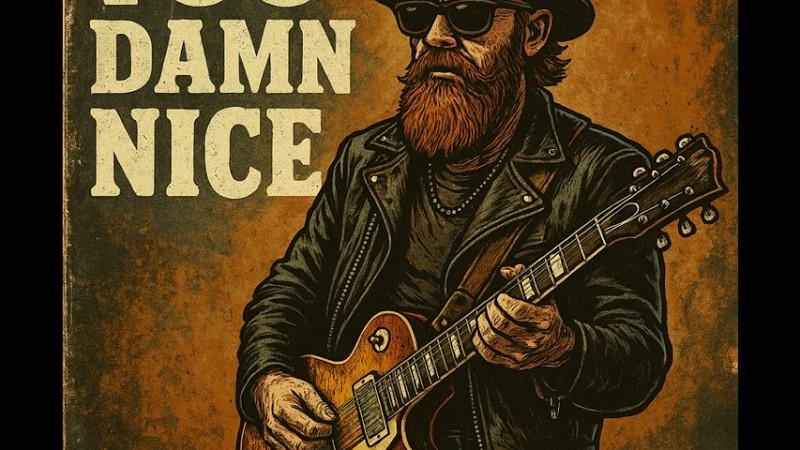 Too Damn Nice – A Gritty Ai Original Blues Rock Ride With A Twist Of Irony